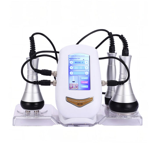 RF 3 in 1 Body Slimming Machine, Multipolar Sandblasting Instrument, 40K Beauty Machine, Effectively Burn Calories to Eliminate Weight Loss, 110V-220V