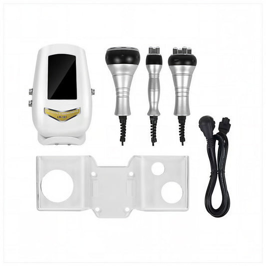 RF 3 in 1 Body Slimming Machine, Multipolar Sandblasting Instrument, 40K Beauty Machine, Effectively Burn Calories to Eliminate Weight Loss, 110V-220V
